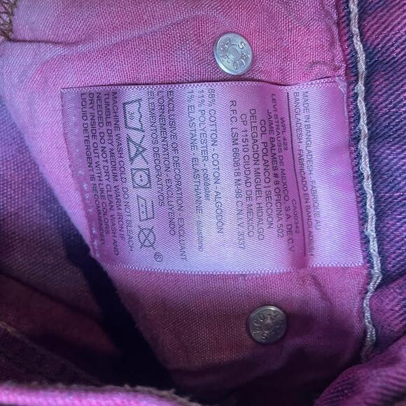 Levi's Custom Garment Dyed Marble Effect Hand Painted S37 Slim Jean Mens 30x30 - Picture 6 of 14